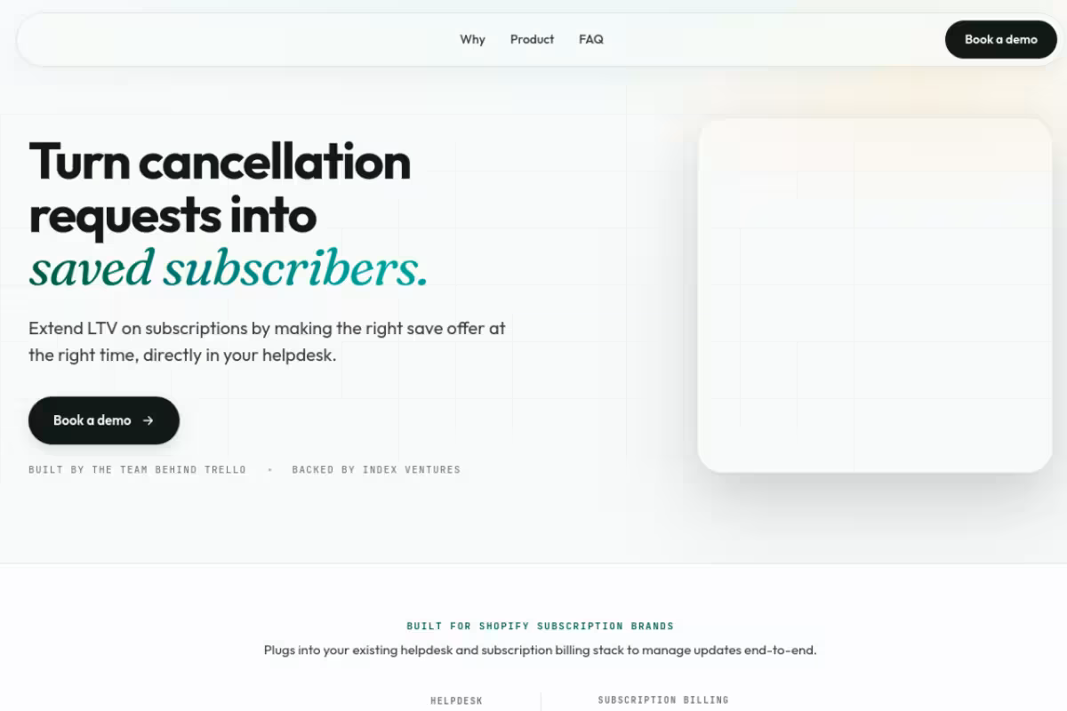 Hoop homepage screenshot