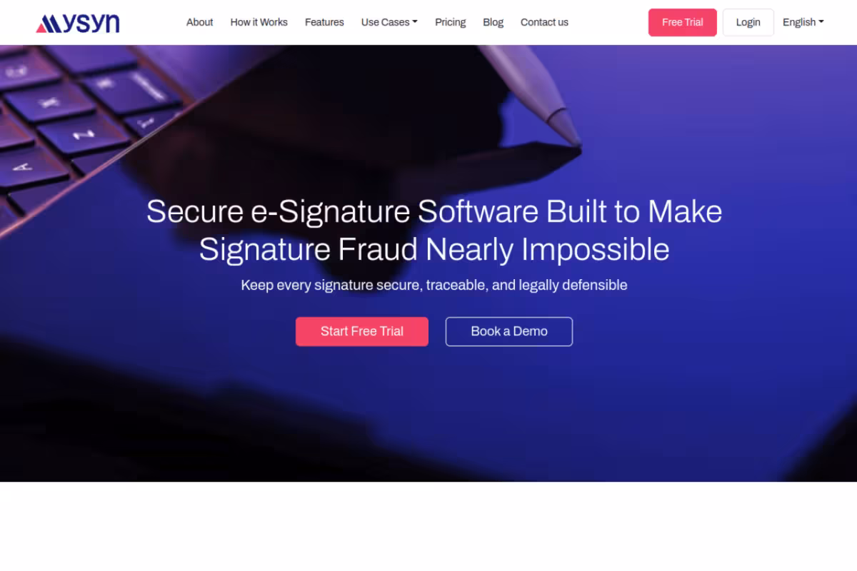 Book Demo homepage screenshot