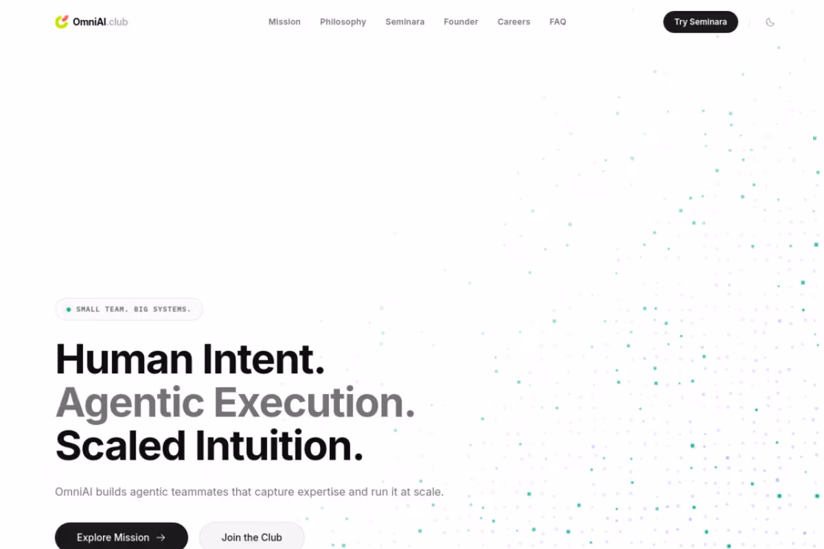OmniAI Club homepage screenshot