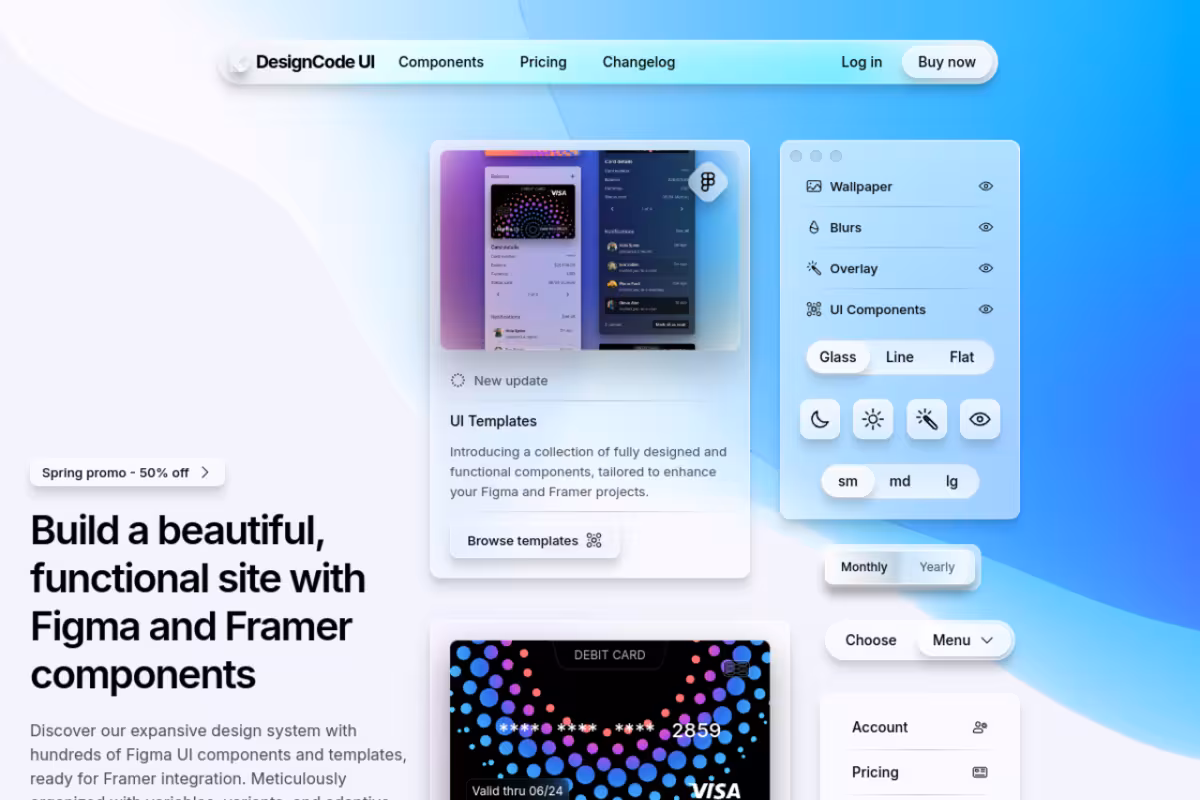 DesignCode UI homepage screenshot