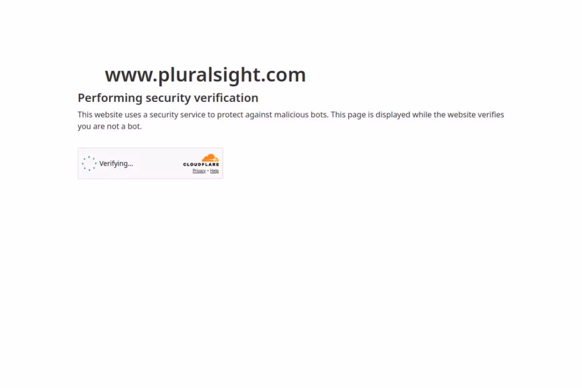 Pluralsight homepage screenshot
