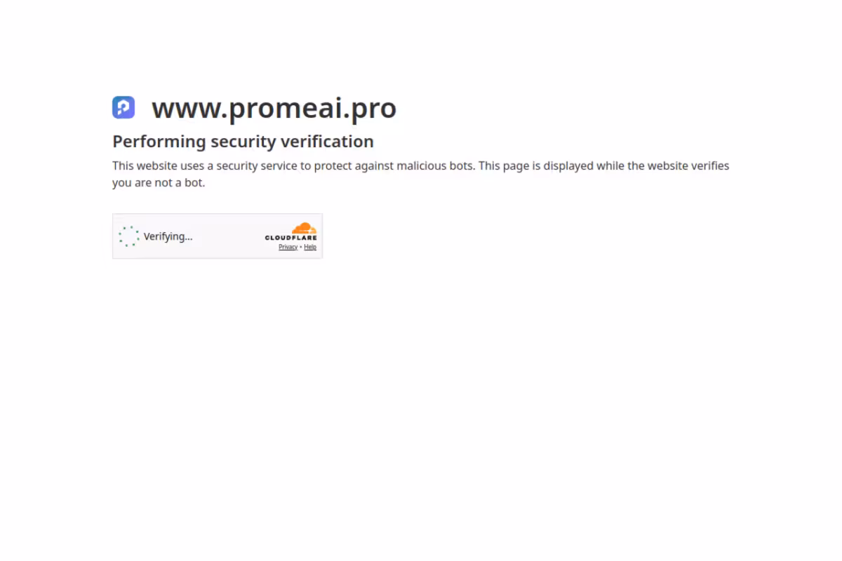 PromeAI homepage screenshot