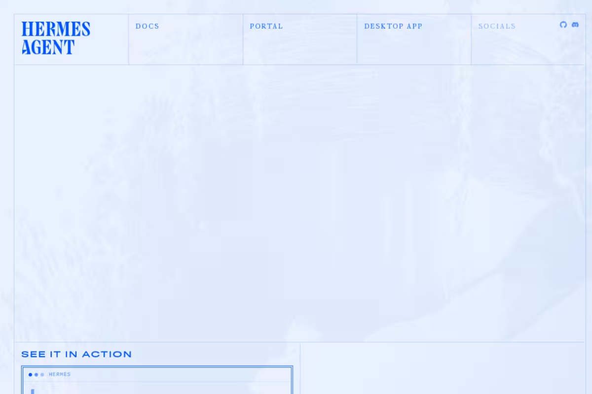 Website homepage screenshot
