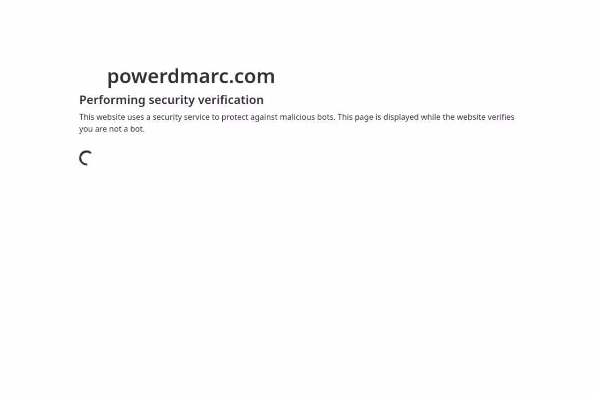 PowerDMARC homepage screenshot