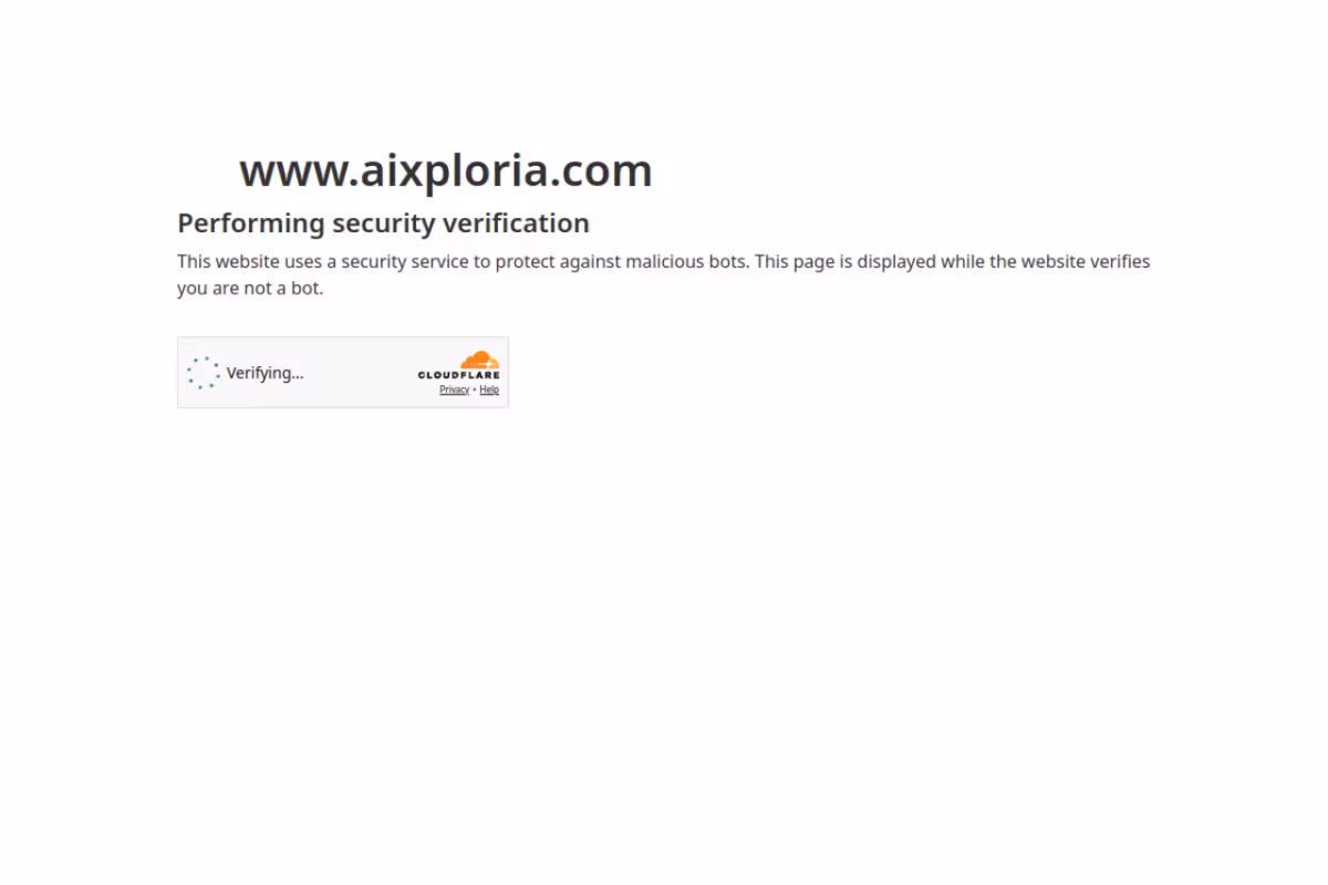 Aixploria homepage screenshot