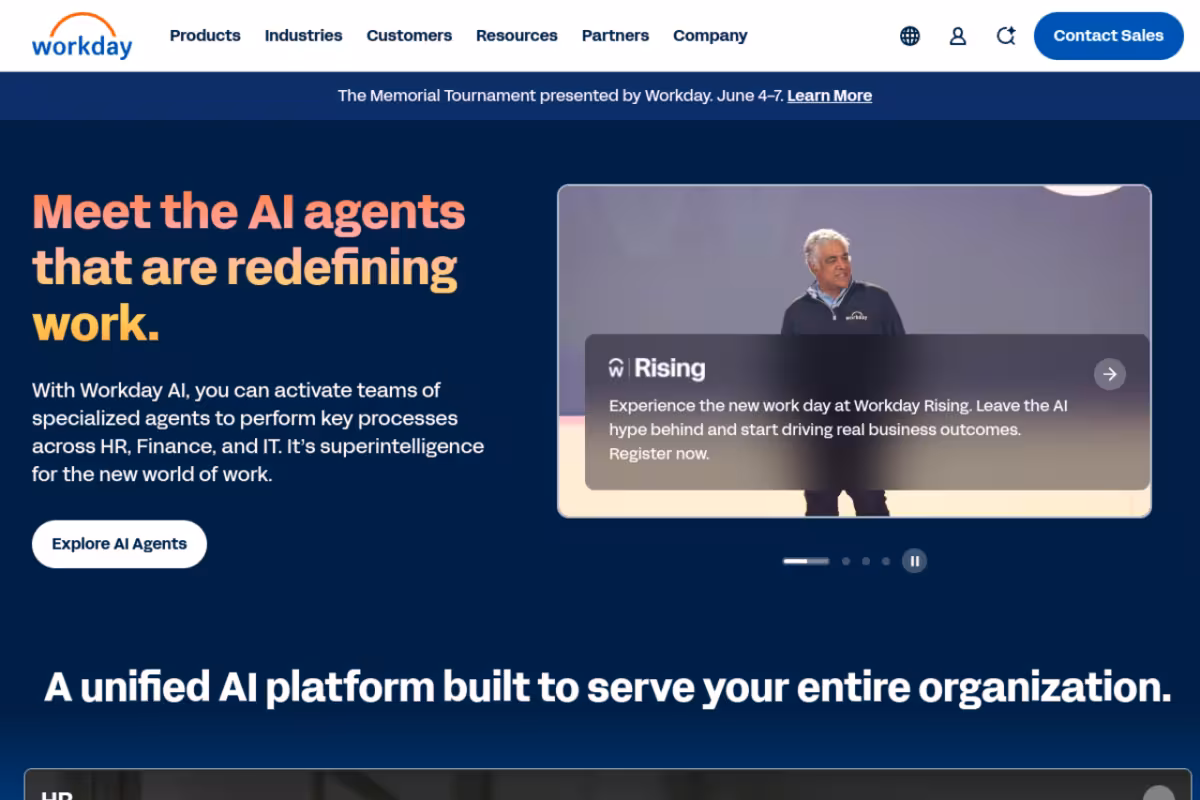 Evisort homepage screenshot