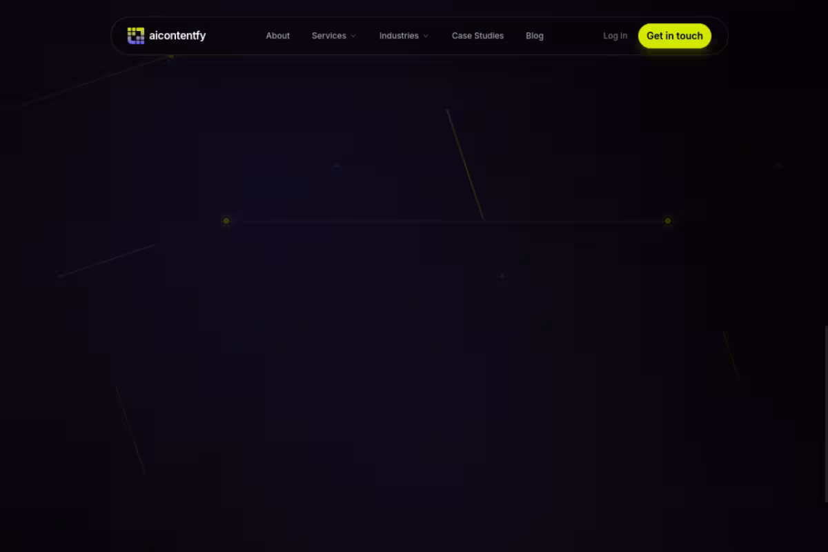 AIcontentfy homepage screenshot