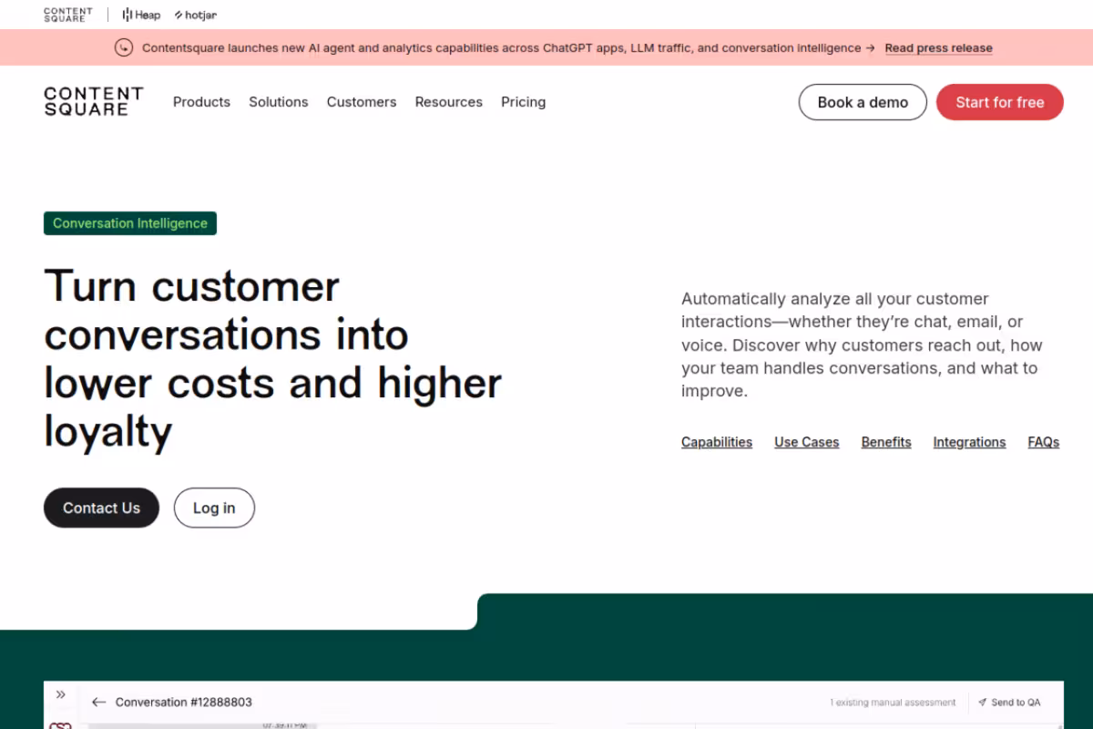 Loris homepage screenshot