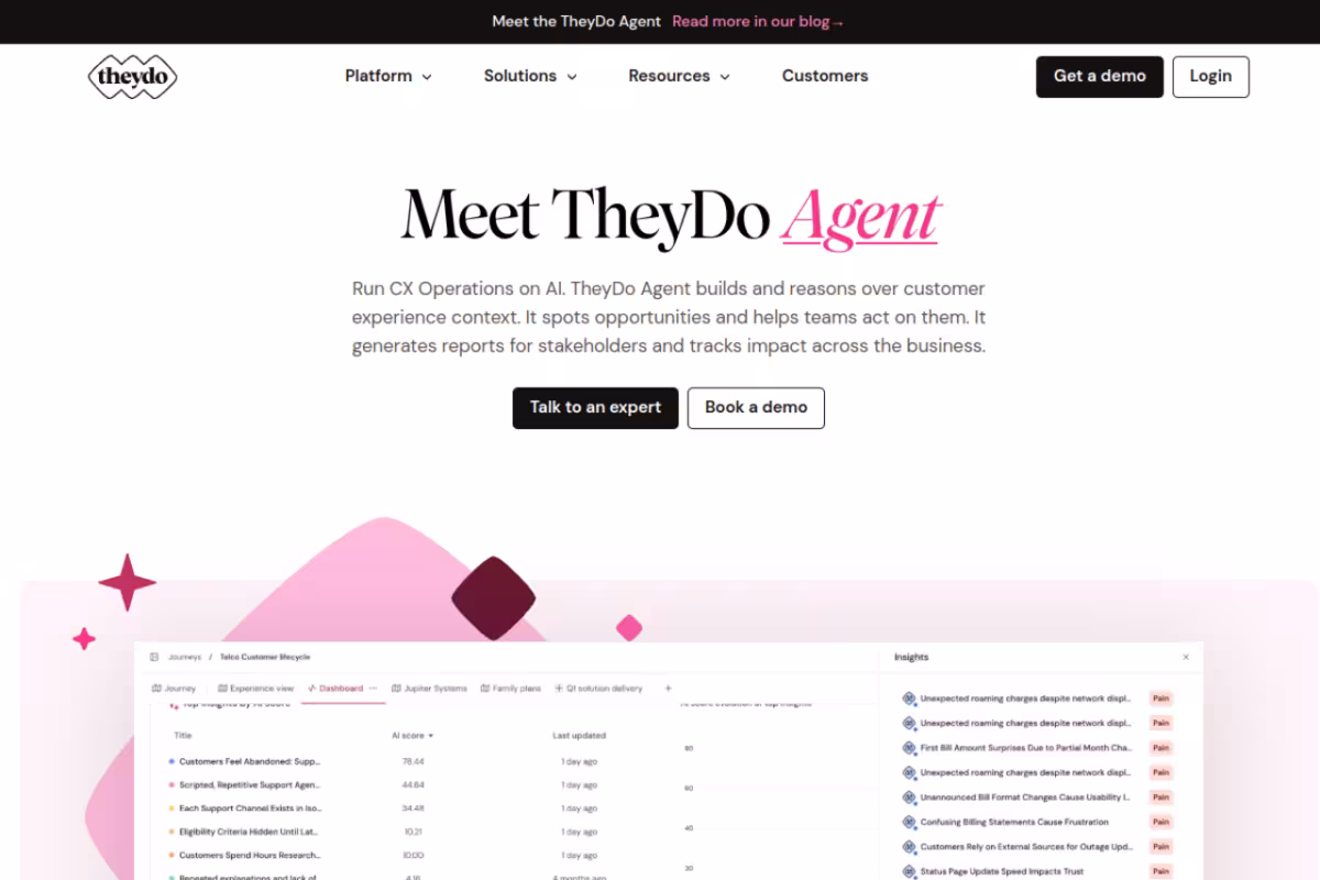 Journey AI by TheyDo homepage screenshot