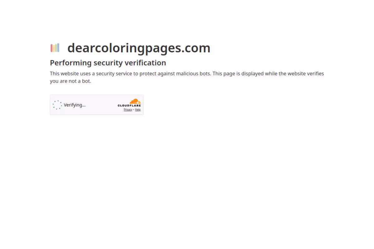 Dear Coloring Pages homepage screenshot