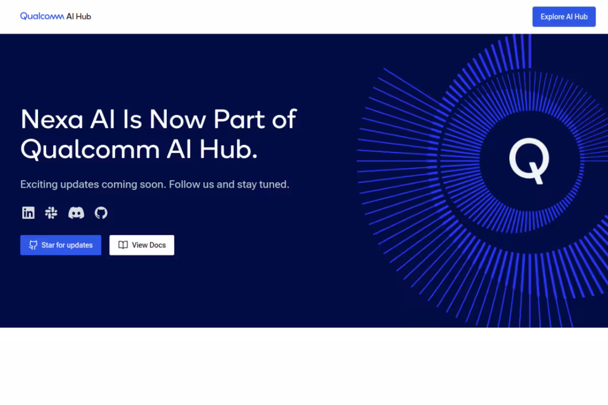 Hyperlink by Nexa AI homepage screenshot