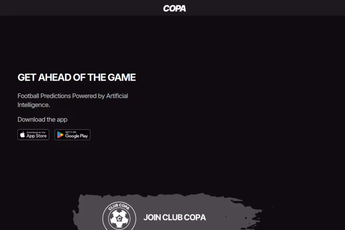 Sports Prediction AI homepage screenshot