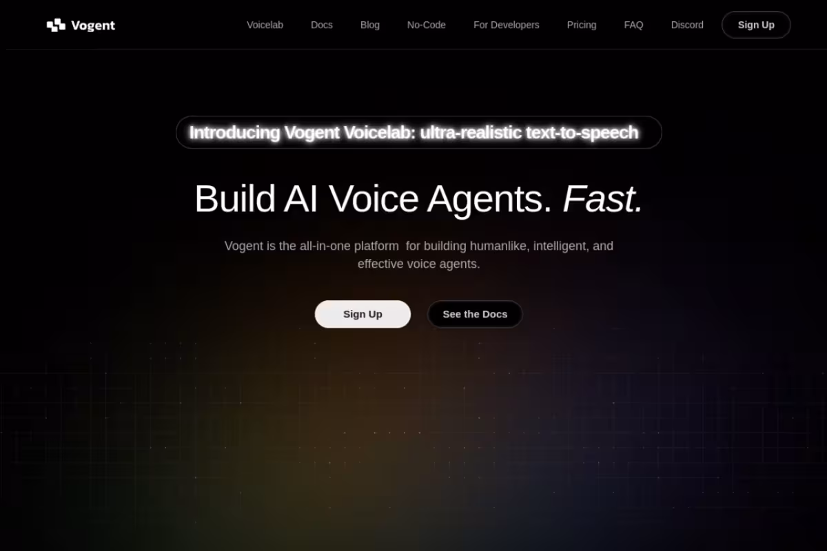 Elto homepage screenshot