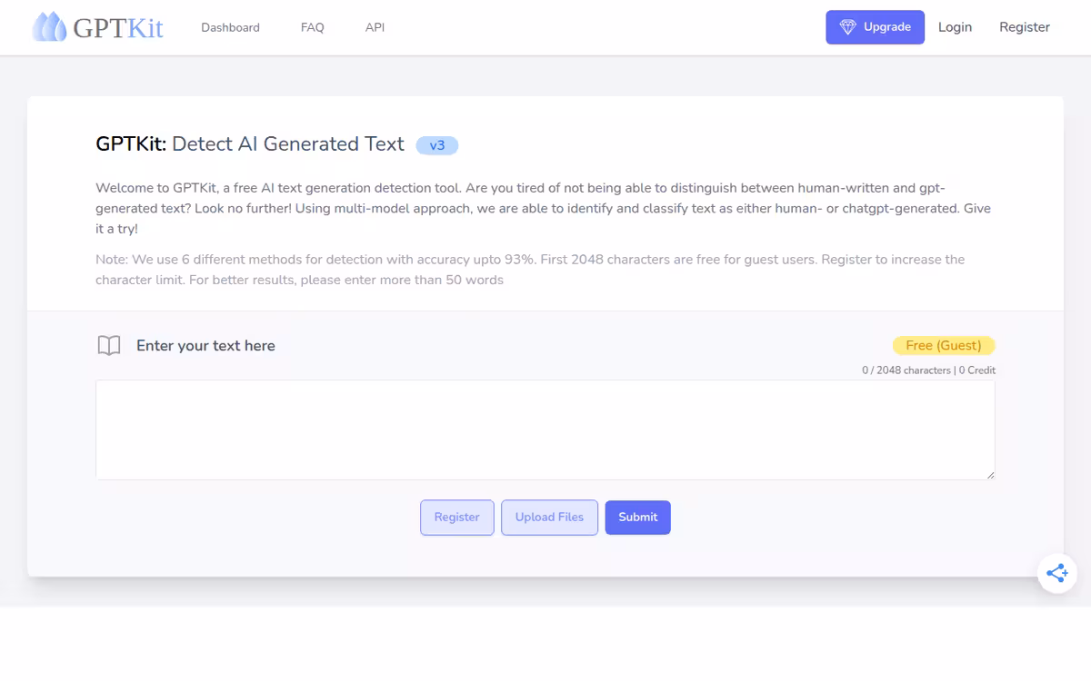 GPTKit homepage screenshot