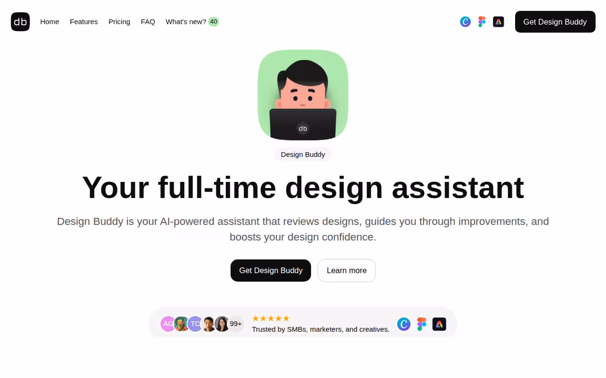 DesignBuddy.net homepage screenshot