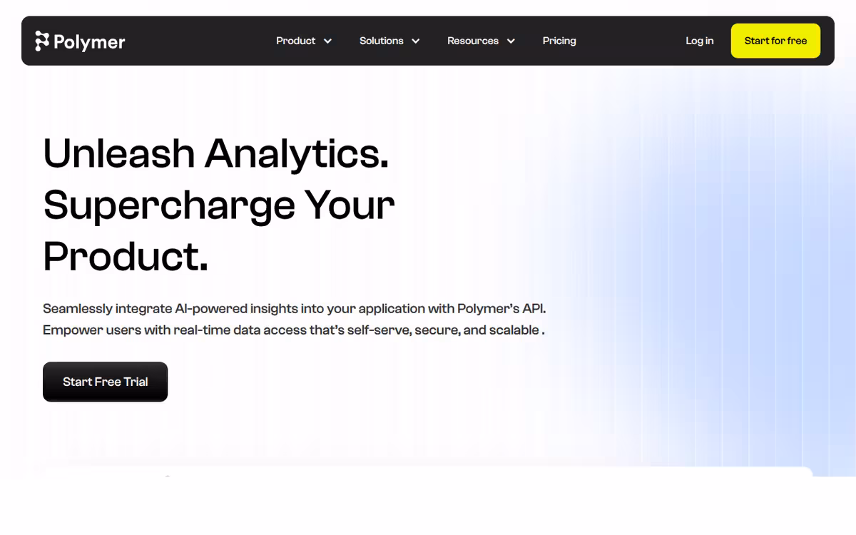 Polymer homepage screenshot