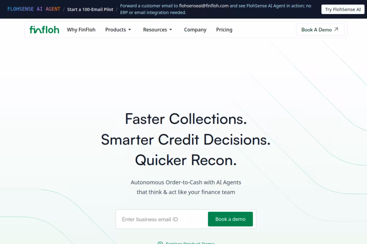 FinFloh homepage screenshot