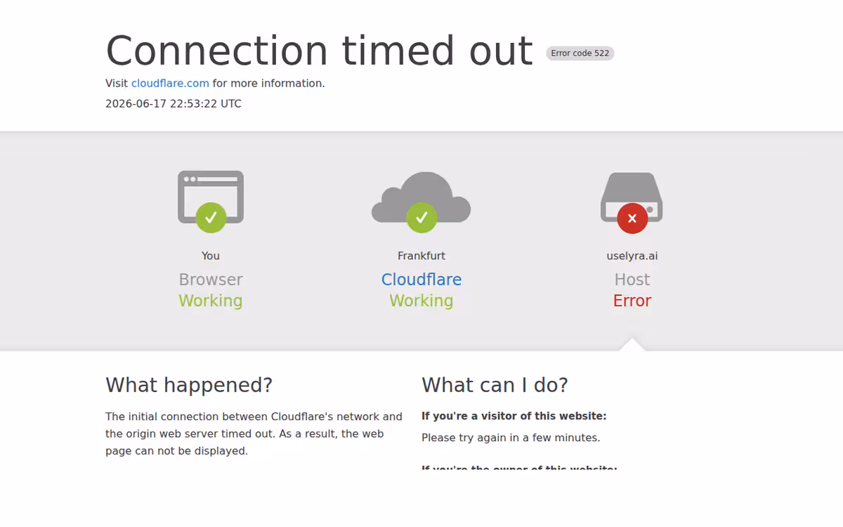 Lyra homepage screenshot