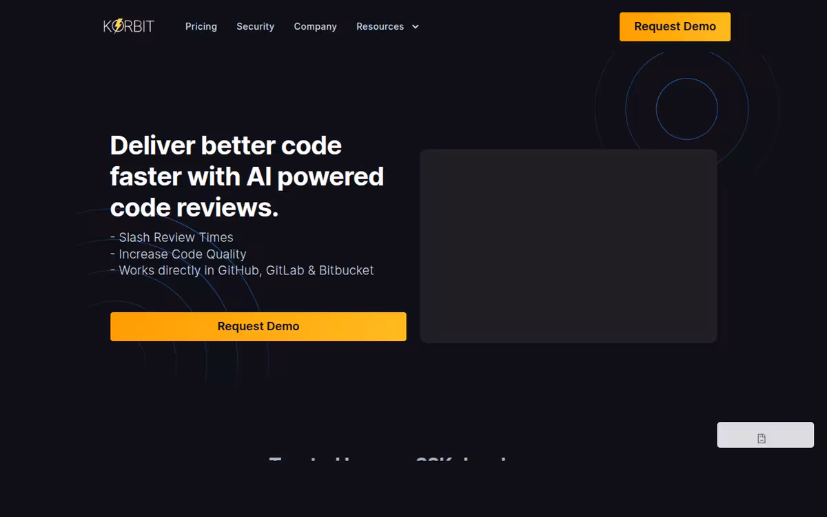 Korbit homepage screenshot