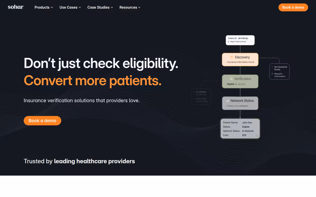 Soharhealth homepage screenshot