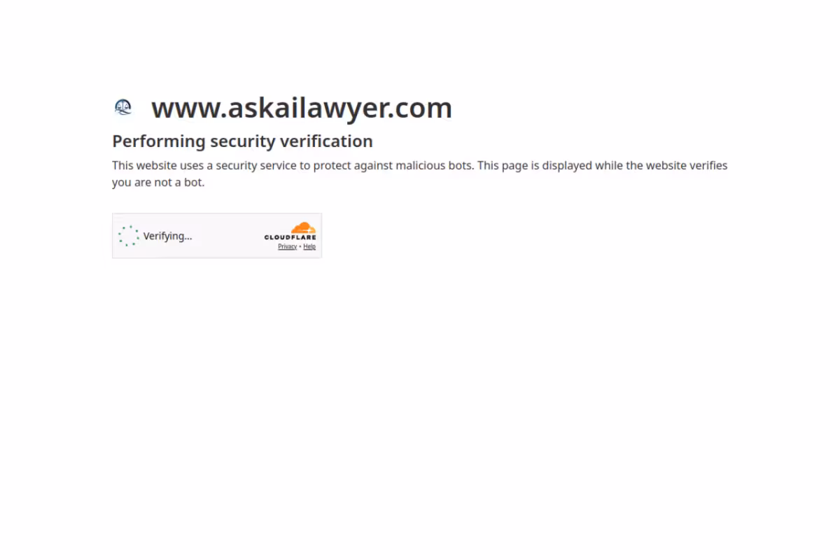 Askailawyer homepage screenshot