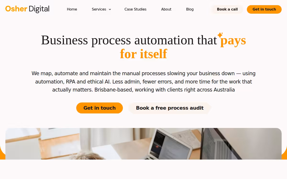 Osher homepage screenshot