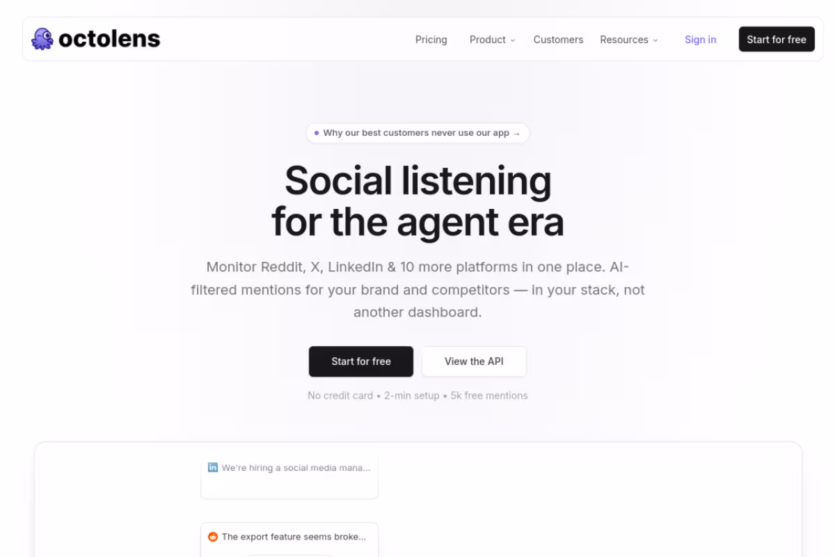 Crowdlens homepage screenshot