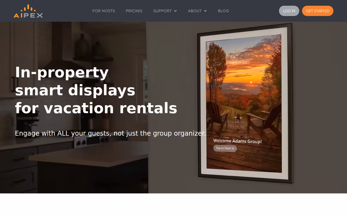 AIPEX homepage screenshot