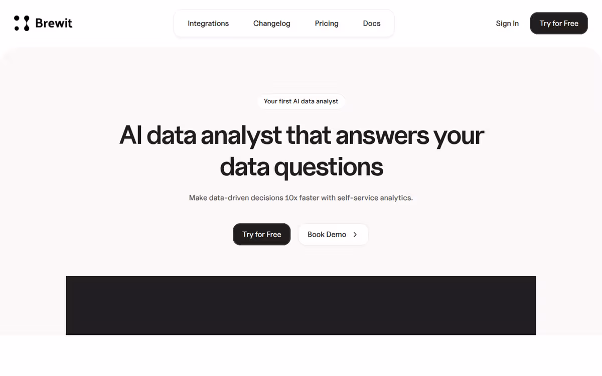 Brewit homepage screenshot