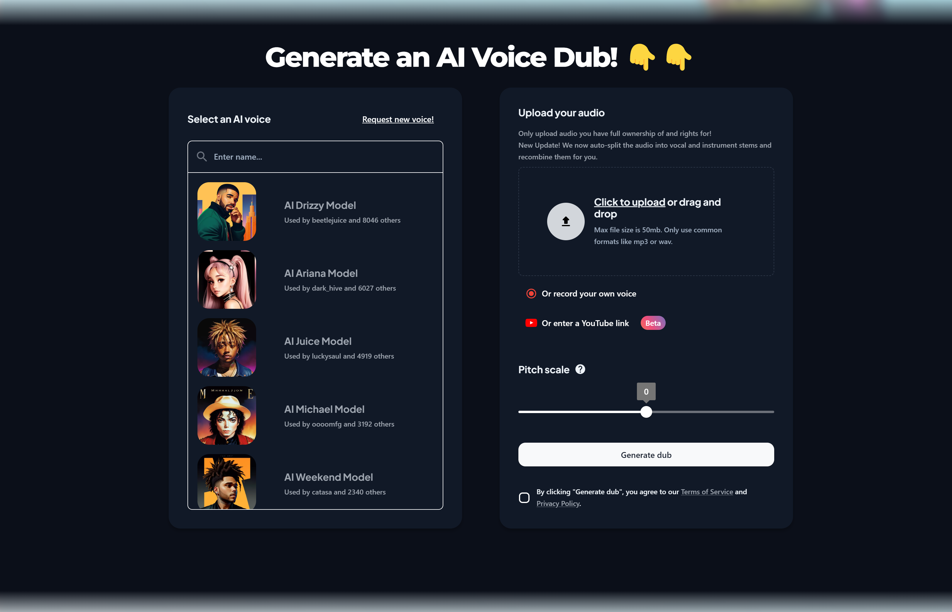 VoiceDub logo