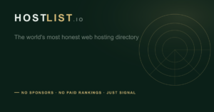HostList.io (meta‑directory) logo