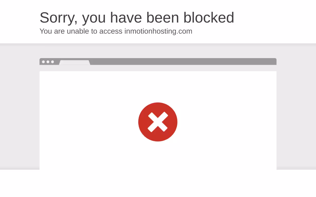 InMotion Hosting homepage screenshot