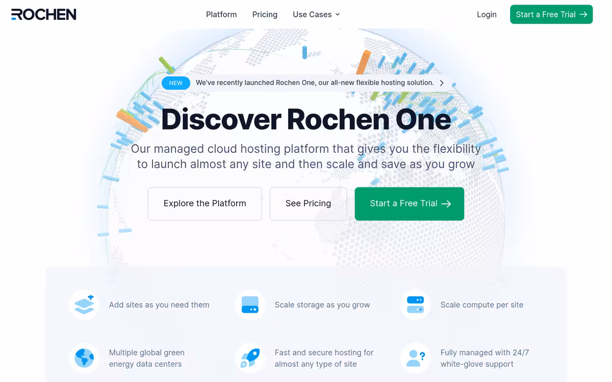 Rochen homepage screenshot