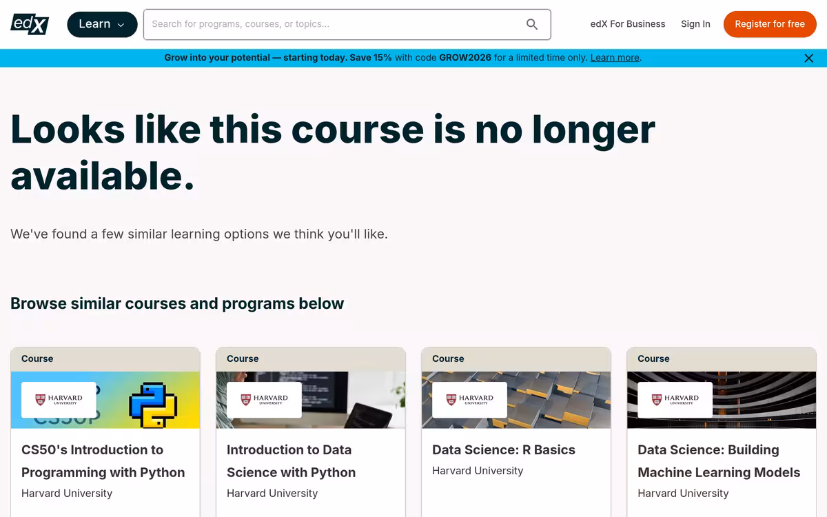 Fundamentals of Statistics homepage screenshot